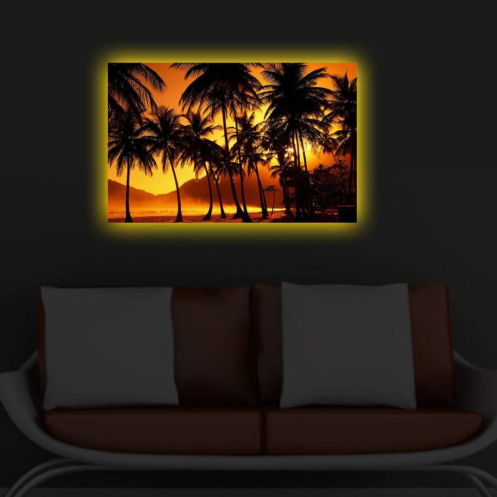 Slika na platnu Wallity sa LED osvetljenjem 45x70cm