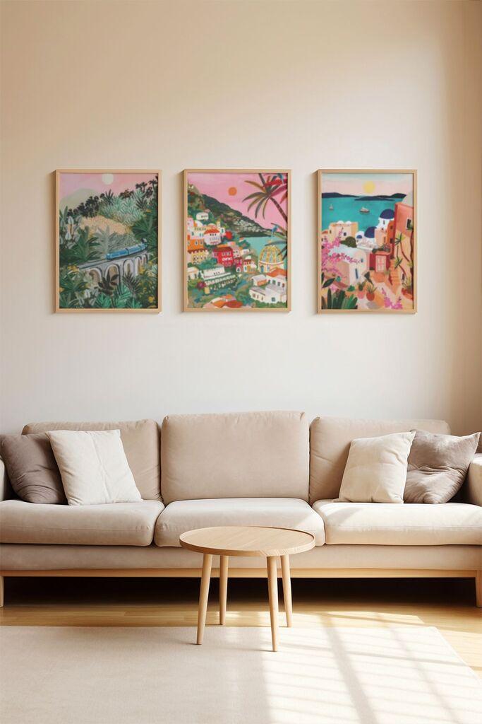 Wallity Slika Ersy3Ham2, 3 dela, 33 x 48 cm