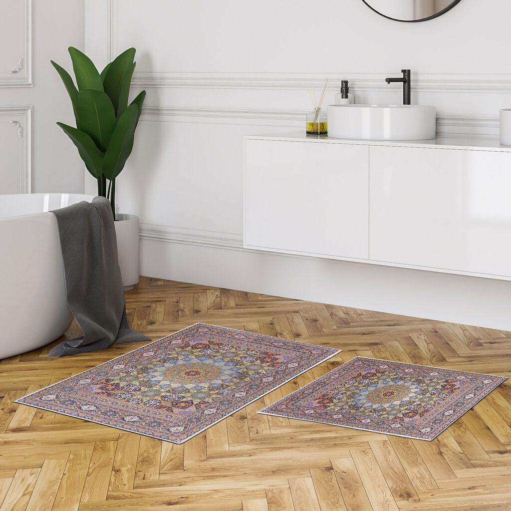 L'essentiel Maison Set od 2 kupaonska tepiha Šarene