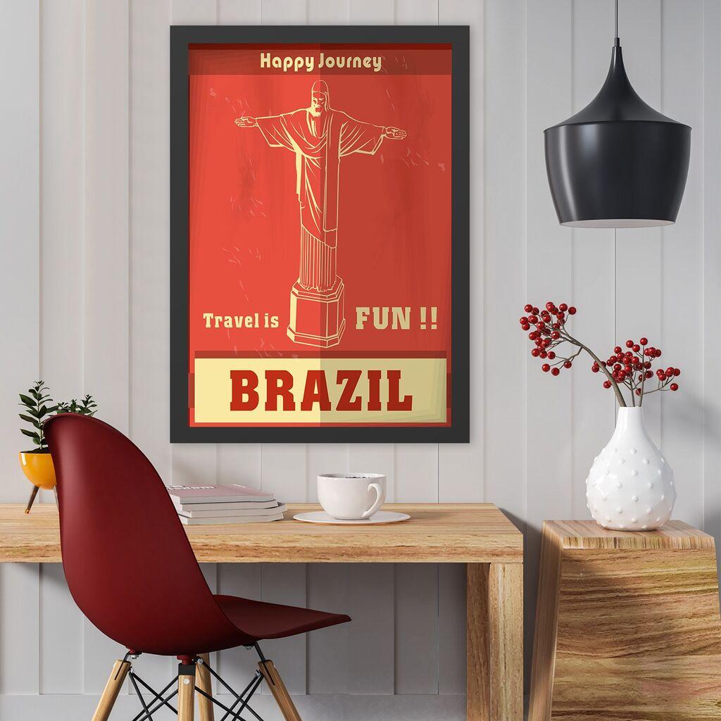 Wallity Uramljena slika Brazil, 40x55 cm