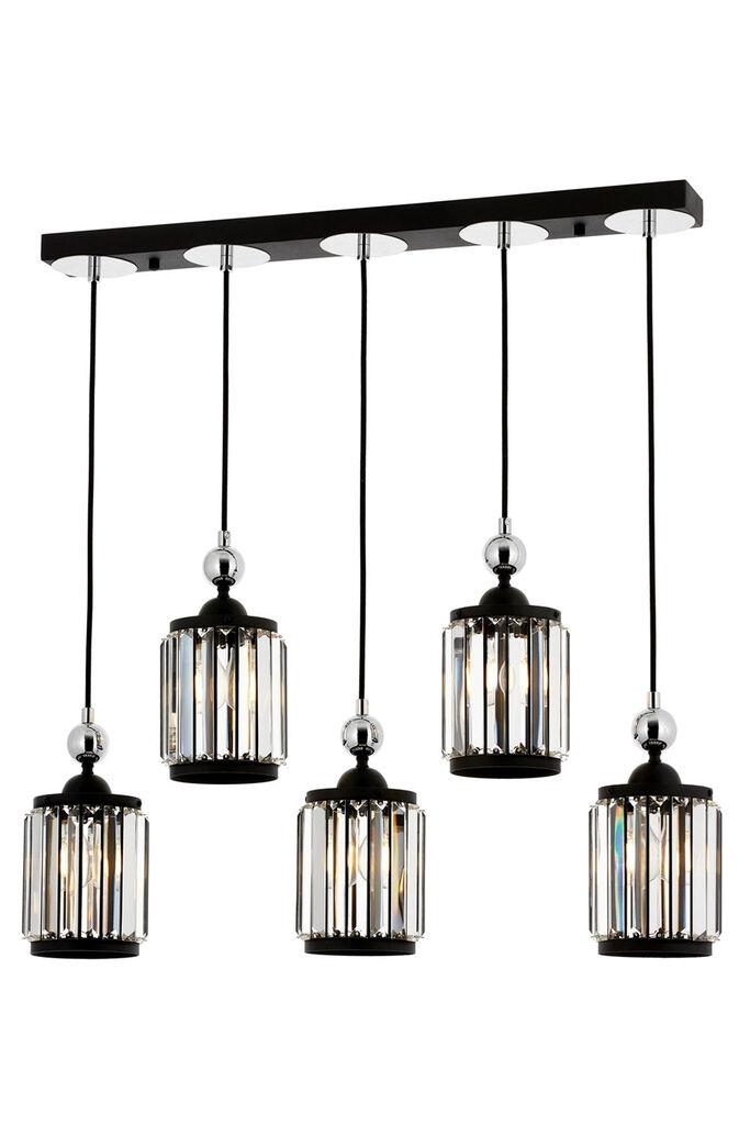 Opviq Luster Av-4318-5Y-Bsy, 85x80x8 cm, Crni