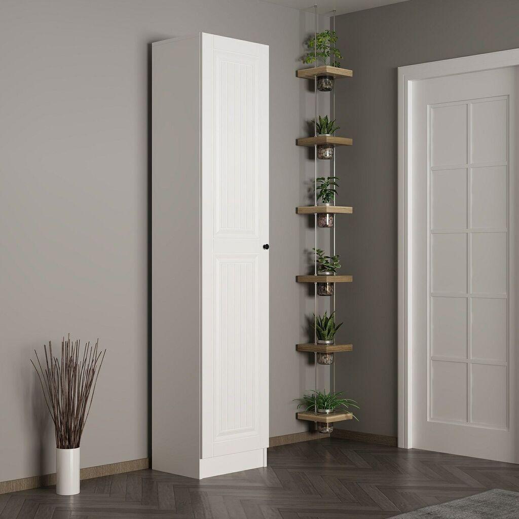 Hanah Home Ormar Noah-8241, 45x210x35 cm, Bijeli