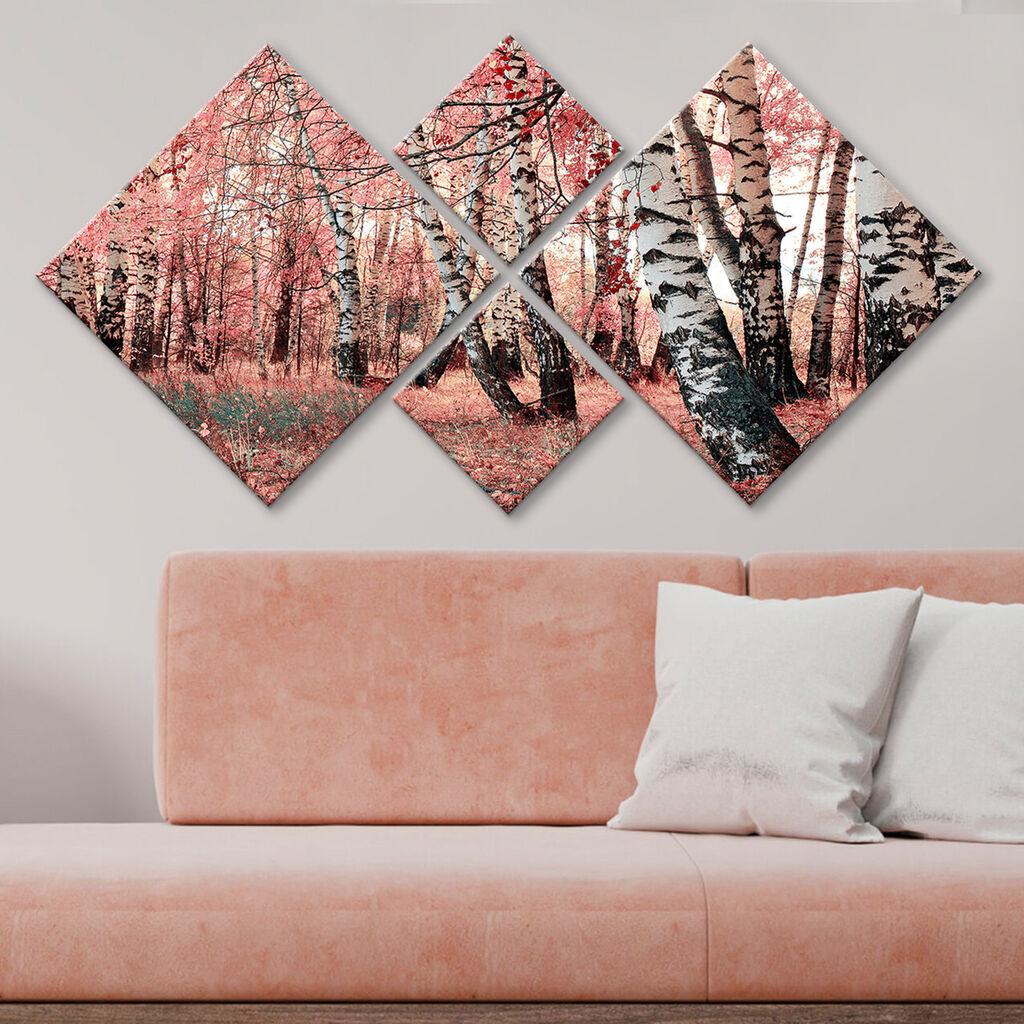 Wallity Slika 4MDF225102556, 60x115 cm, 4 dela
