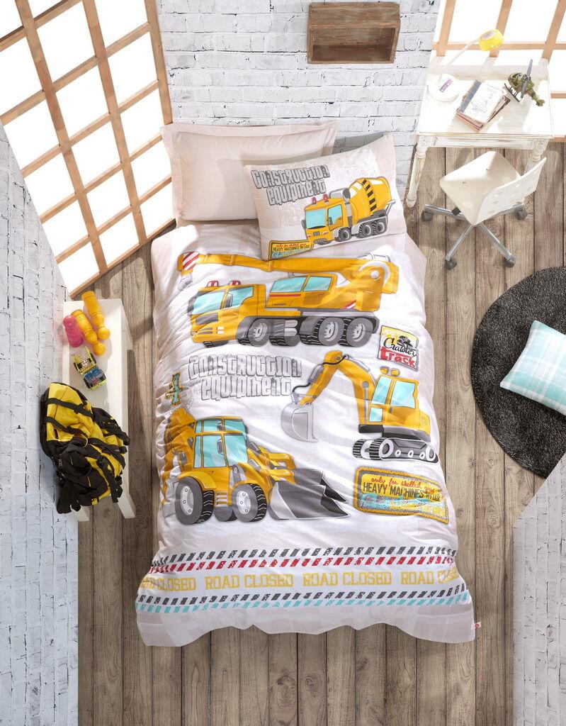 L'essentiel Maison Set dječja posteljina za jednu osobu Track, 160x220 cm, bež