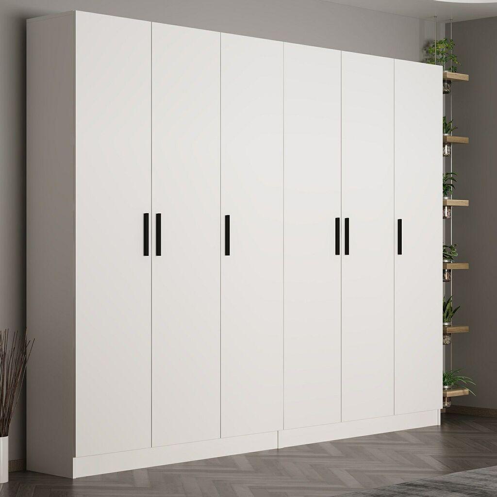 Hanah Home Ormar Noah-8203, 270x210x35 cm, Bijeli