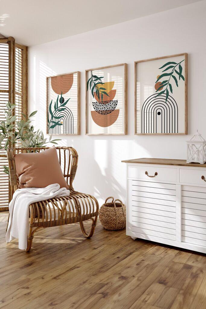 Wallity Slika 3Dartsoho130, 3 dela, 33 x 48 cm