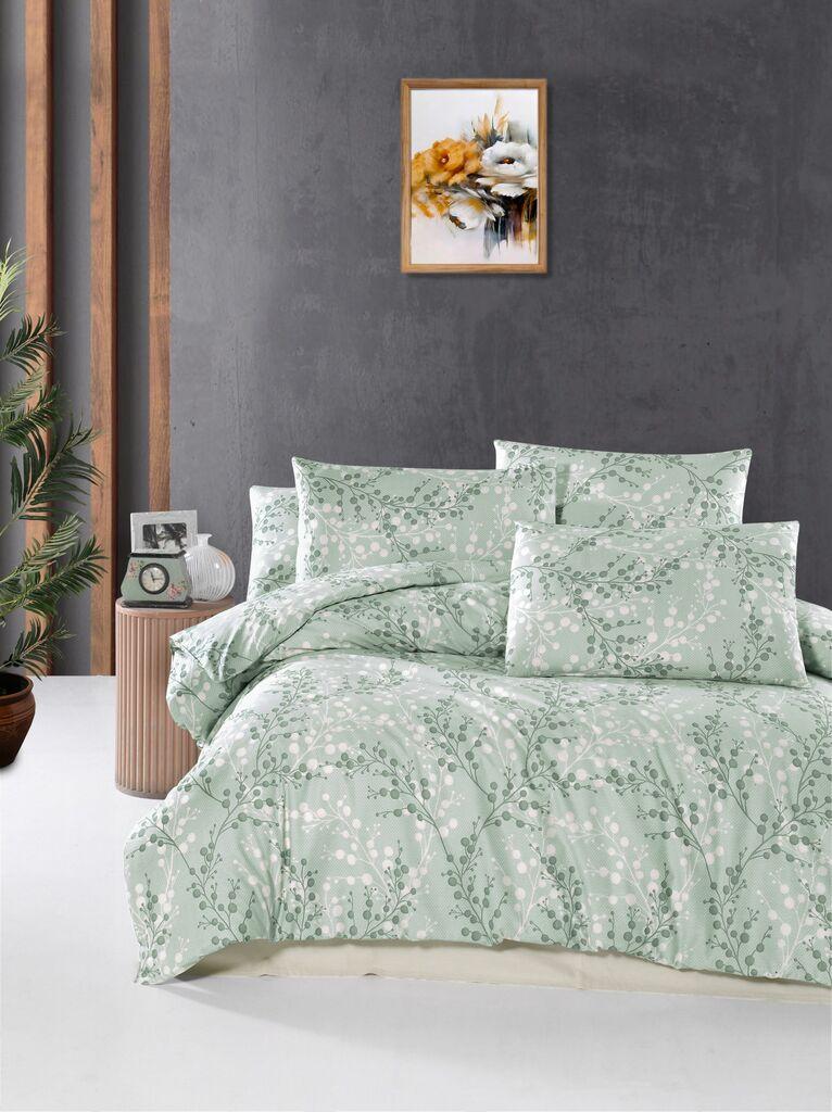 L'essentiel Maison set posteljine Marfa, 160x220cm, svijetlo zelena