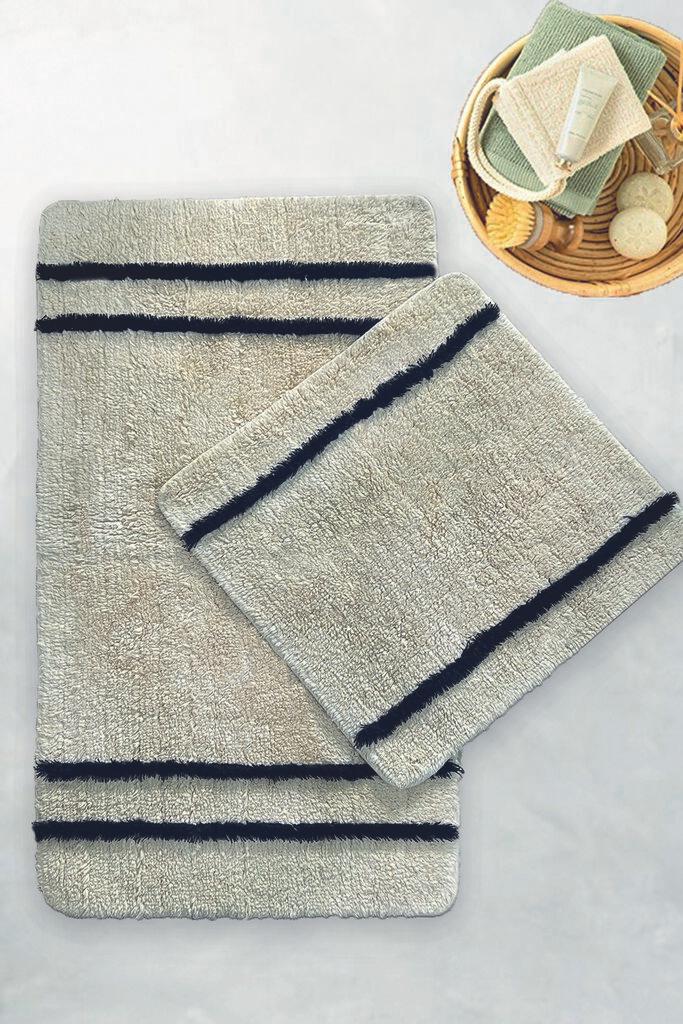 L'essentiel Maison Set od 2 tepiha za kupatilo, krem ​​boje