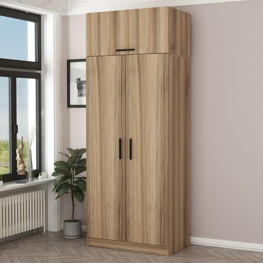 Hanah Home Ormar Kale-2237, 90x235x52 cm, Hrast