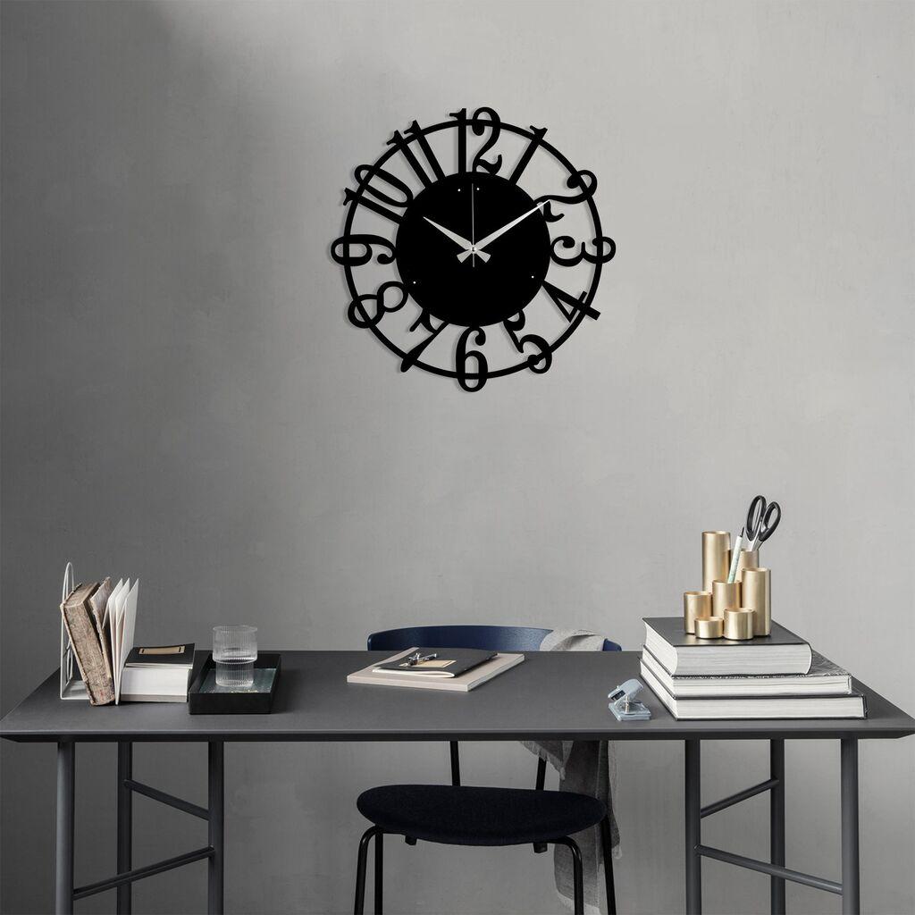 Wallity Zidni sat, 48 x 48 cm, Crni