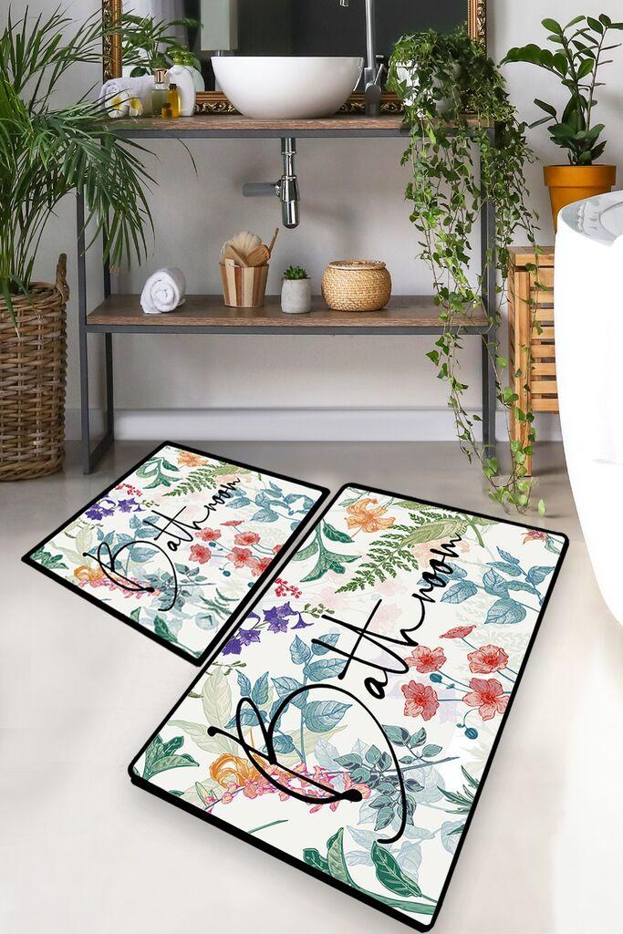 L'essentiel Maison Set od 2 kupaonska tepiha Šarene