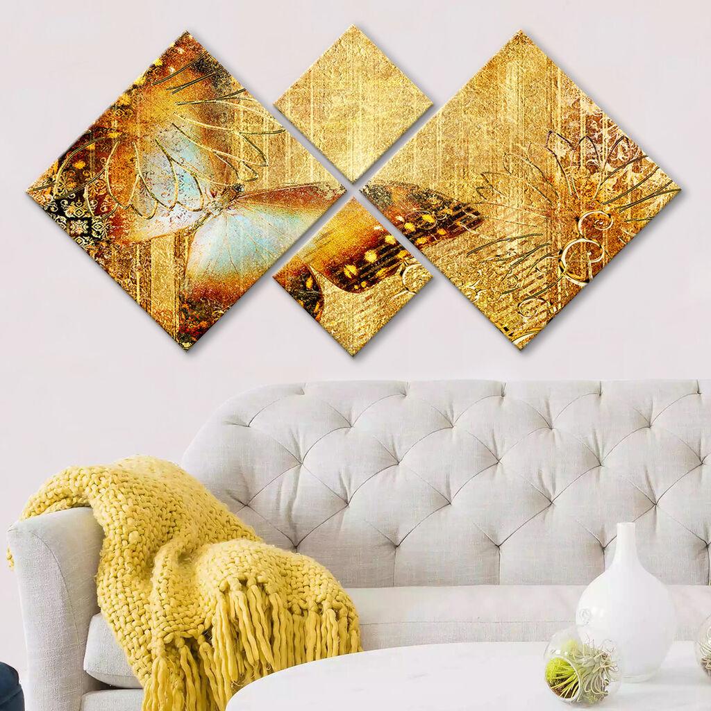 Wallity Slika 4MDF12768063, 60x115 cm, 4 dela