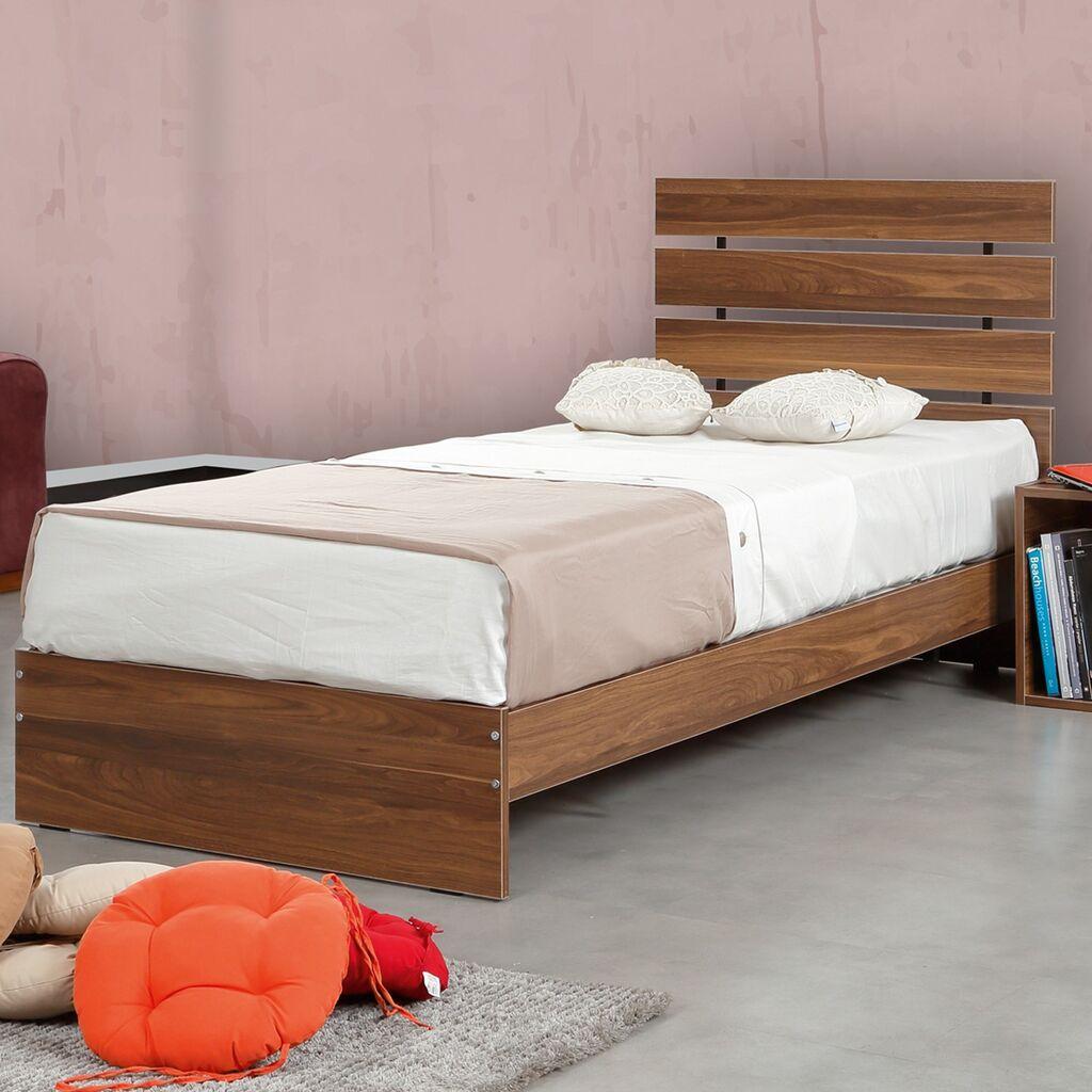 Hanah Home Okvir kreveta Fuga 100, 105x100x205 cm, Orah
