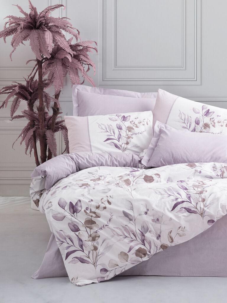 L'essentiel Maison set posteljine Nadia, 160x220cm, ljubičasta