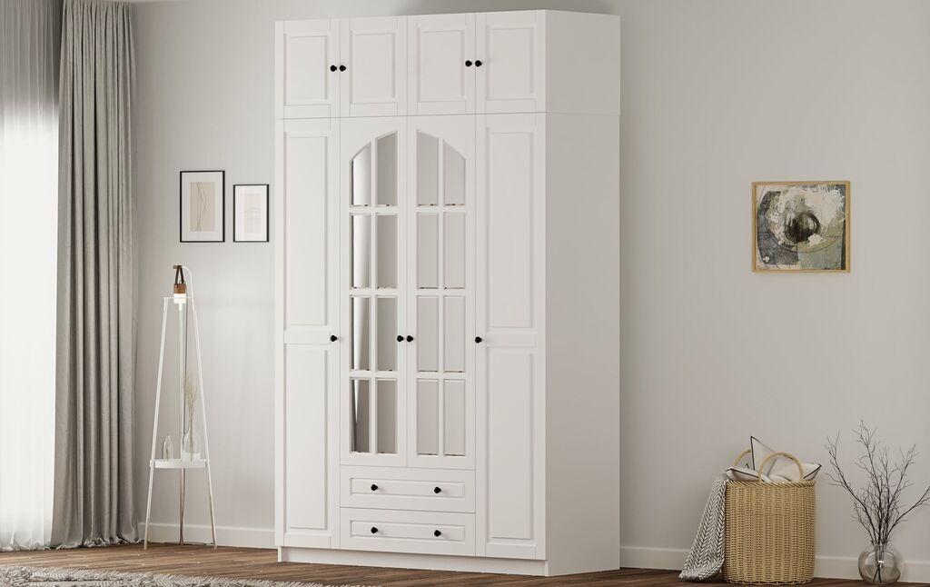 Hanah Home Ormar Rb-185-11, 140x210x52 cm, Bijeli