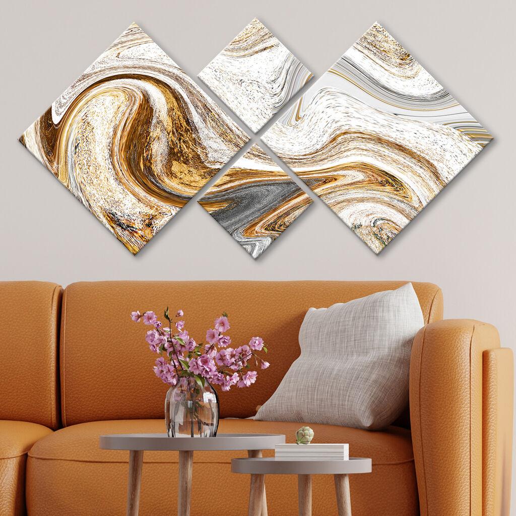 Wallity Slika 4MDF576412, 60x115 cm, 4 dela