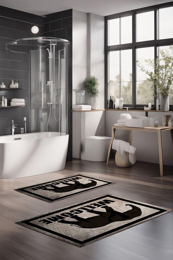 L'essentiel Maison Set tepiha za kupatilo CT-5158, 2 komada, šareni