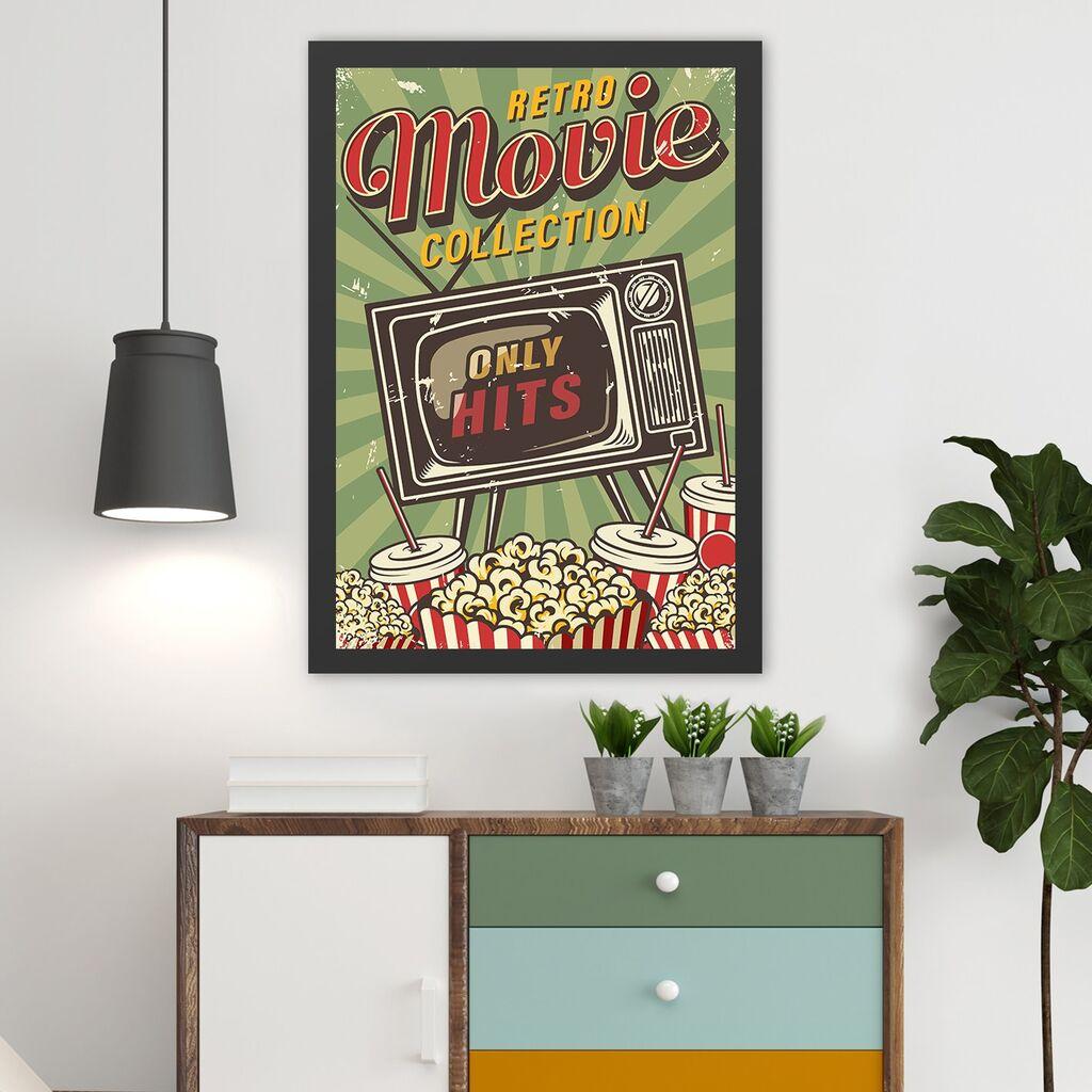 Wallity Uramljena slika Retro Movie Collection 2, 35x45 cm
