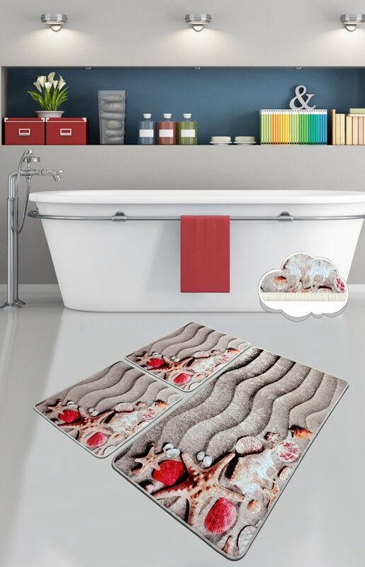 L'Essentiel Maison Coast prostirka za kupanje, 3 komada, šarena