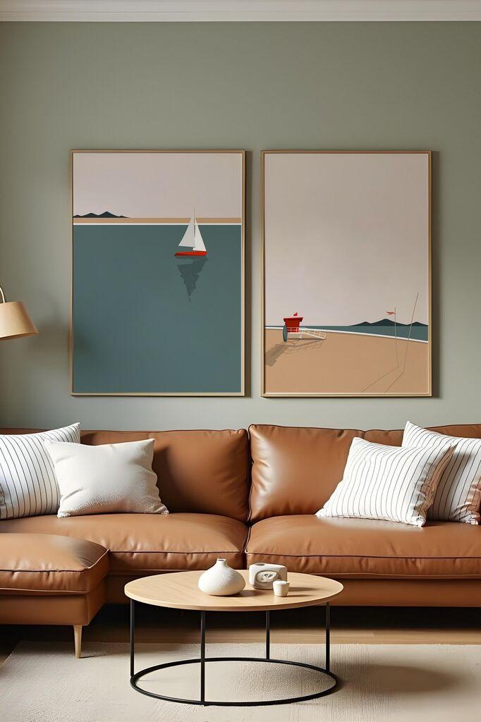 Wallity Uramljena slika Huhu486, 20x30 cm , 2 dela