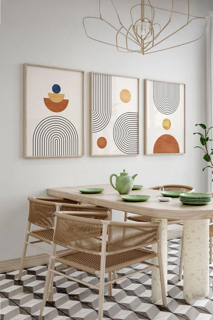 Wallity Slika 3Dartsoho16, 3 dela, 33 x 48 cm