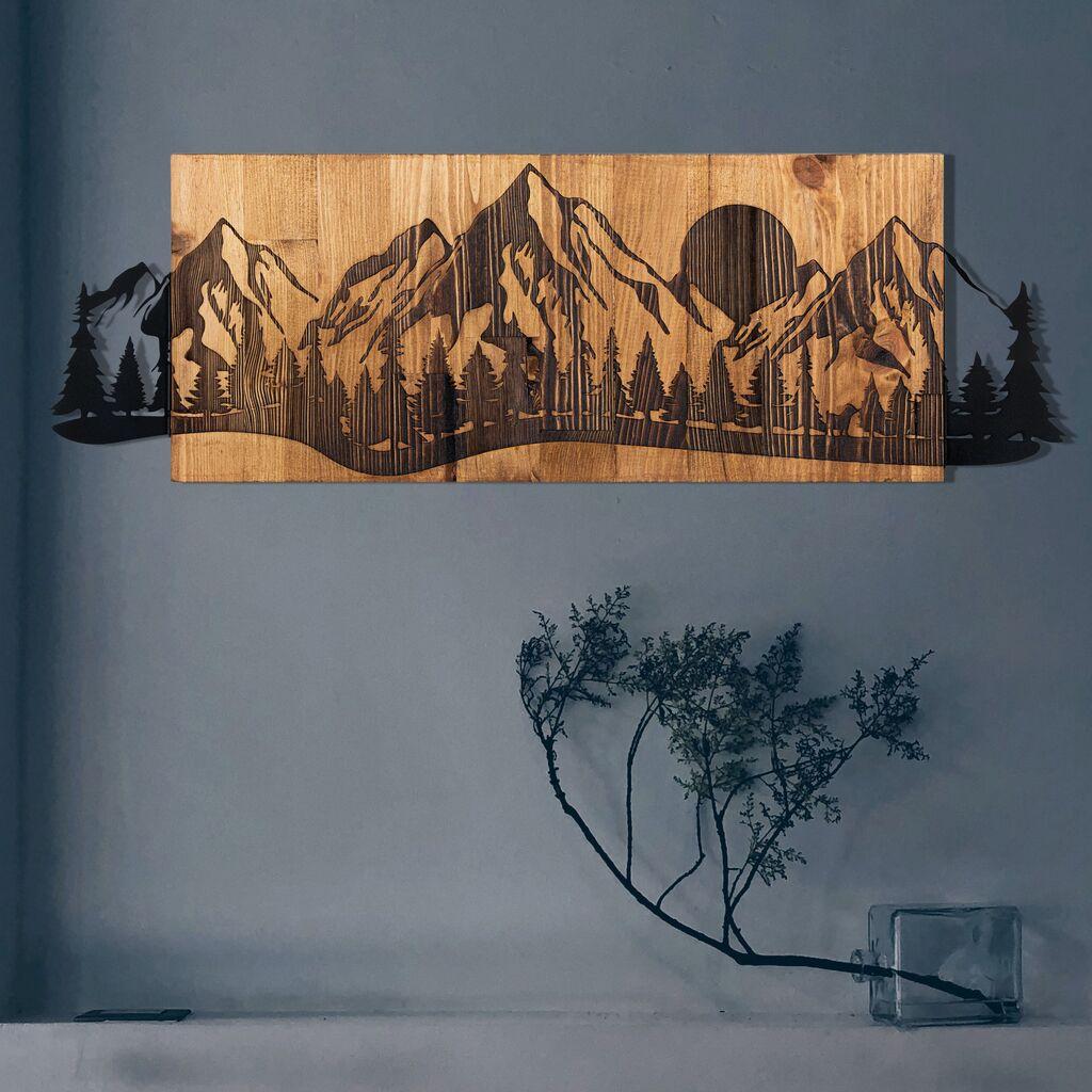 Wallity Zidna dekoracija Sundown, 75.5x24.5cm