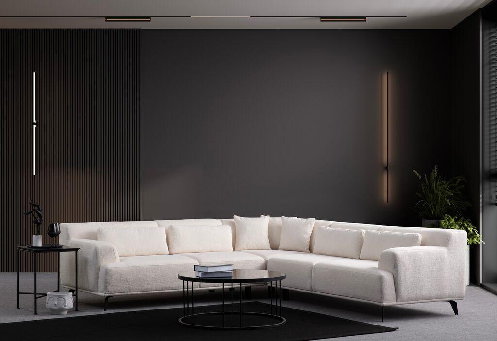 Atelier del Sofa Kutna sofa Jaguar L2-C-2R, 275x275x75 cm, Bijela