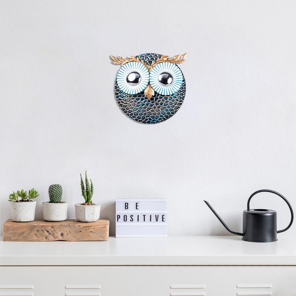 Wallity Zidna dekoracija Owl 3, 19x19 cm, Šarena