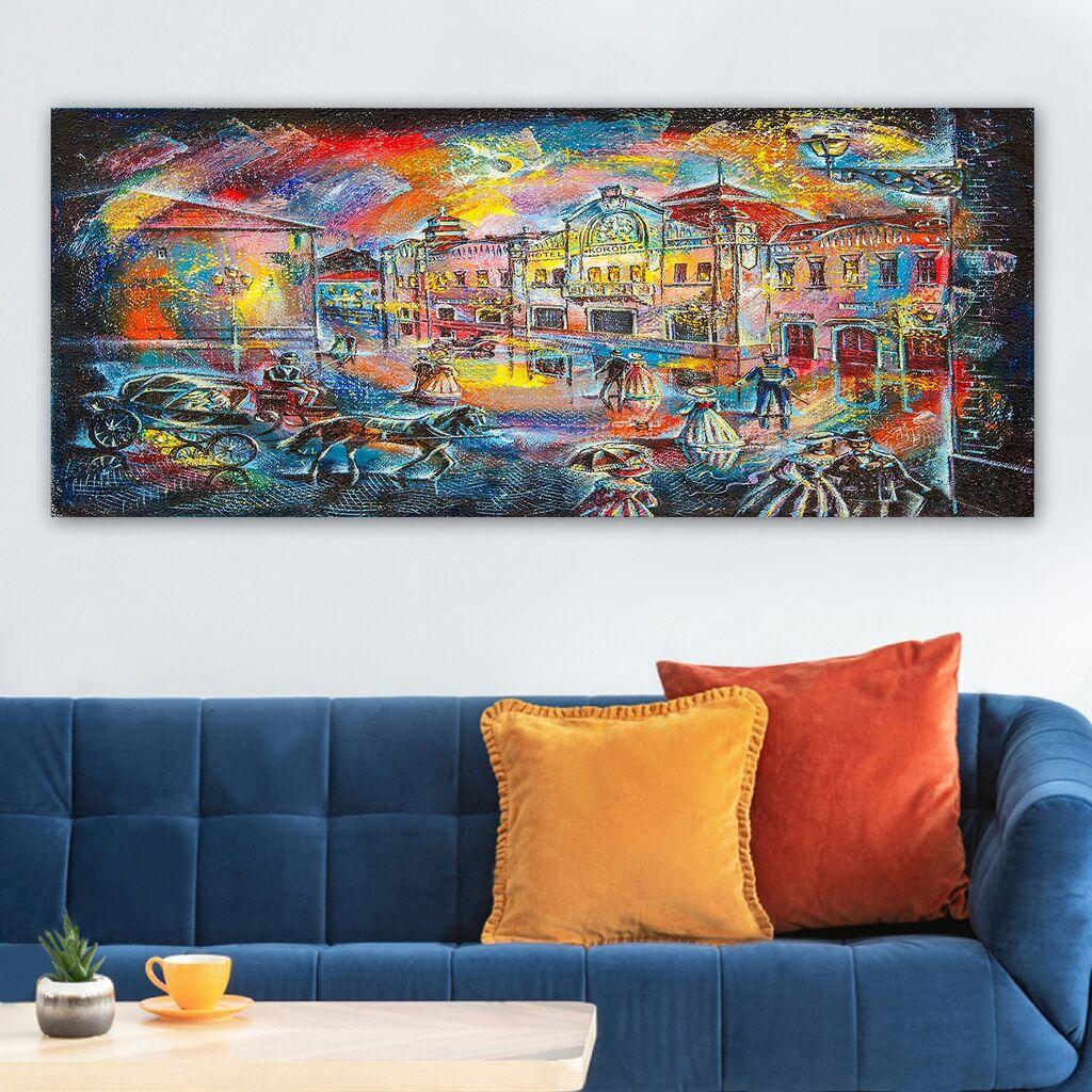 Wallity Slika na platnu 50x120cm