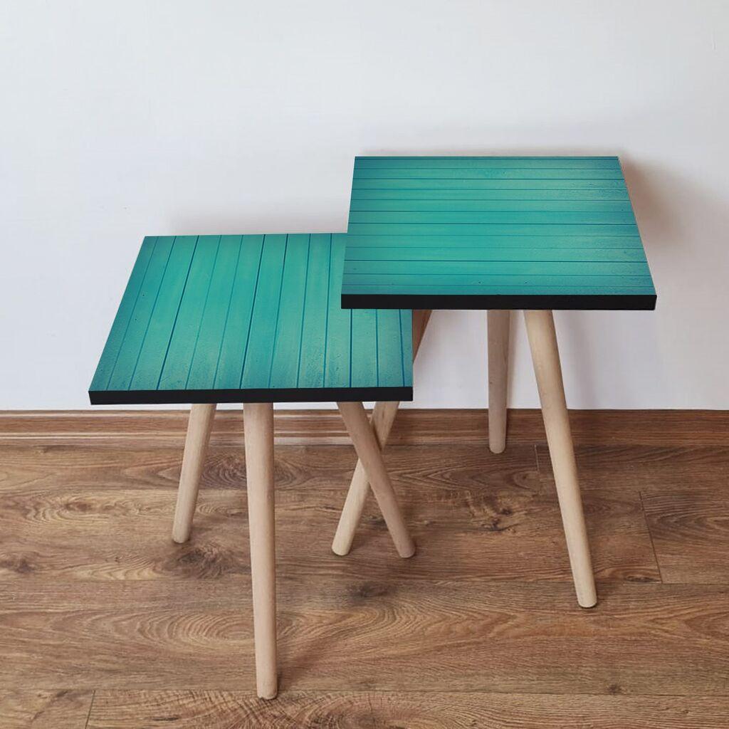 Hanah Home set stolića za kafu 2Shp421, 2 dijela, šareni