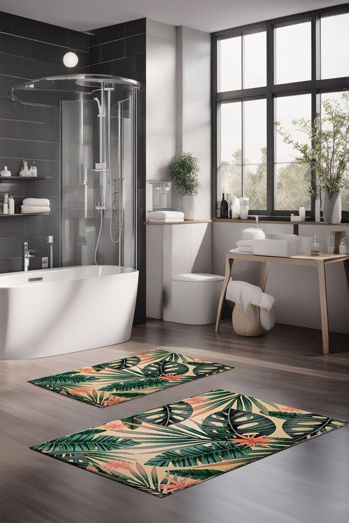 L'essentiel Maison Set tepiha za kupatilo CT-5328, 2 komada, šareni