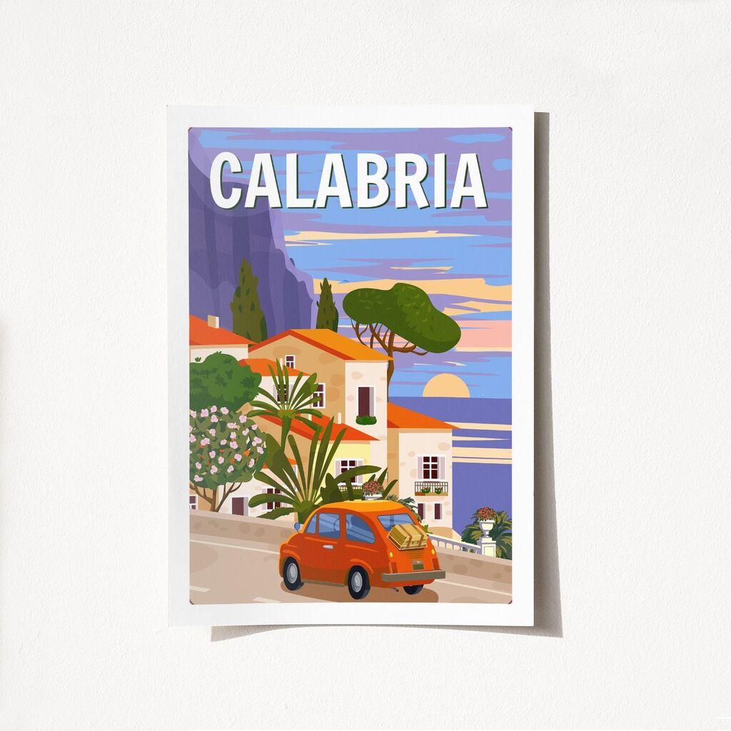 Wallity Poster Calabria-2021, 29.7x42cm