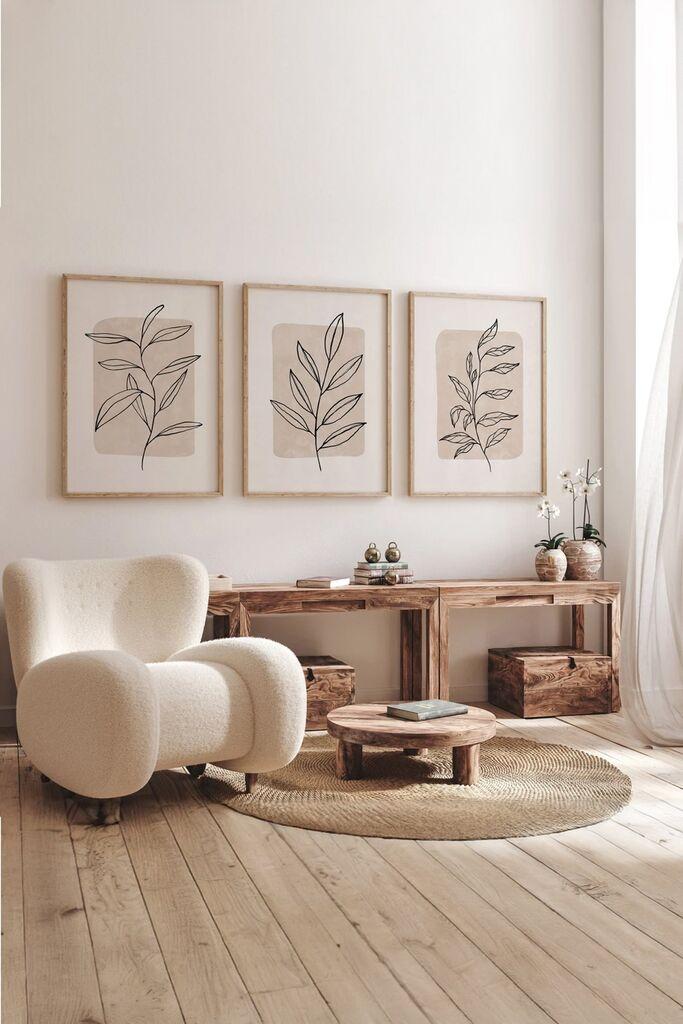 Wallity Slika 3Dartsoho54, 3 dela, 33 x 48 cm