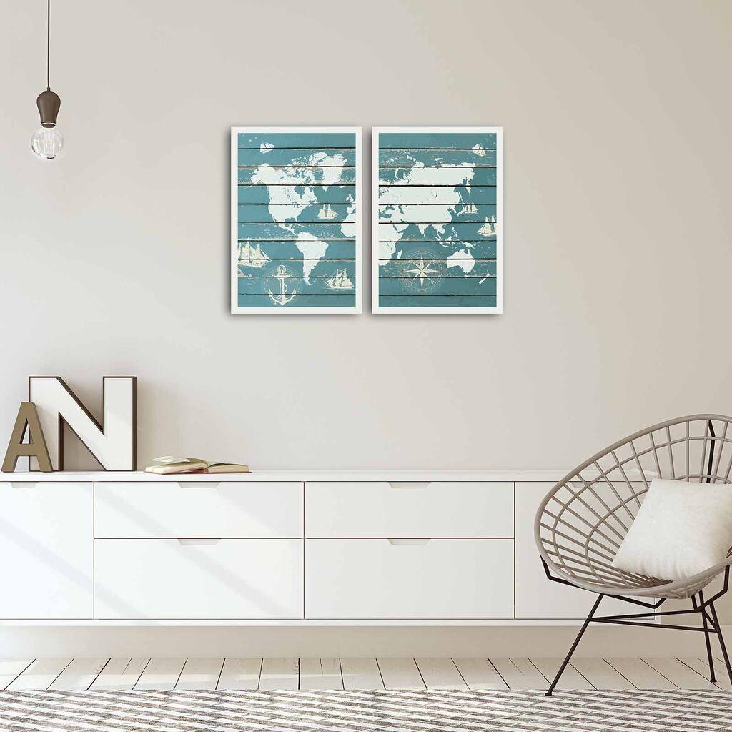 Wallity Slika 2PBCT-06, 2 dela, 72 x 50 cm