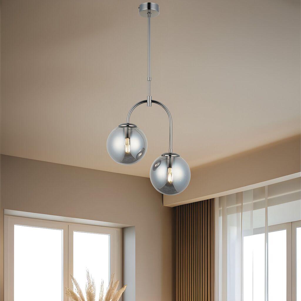 Opviq Luster Portemo-87-02, O18, 16.5cm, IP20 srebrna boja