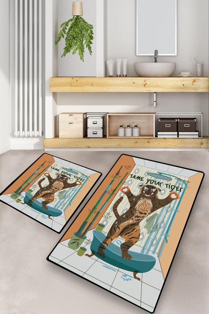 L'essentiel Maison Set od 2 kupaonska tepiha Šarene