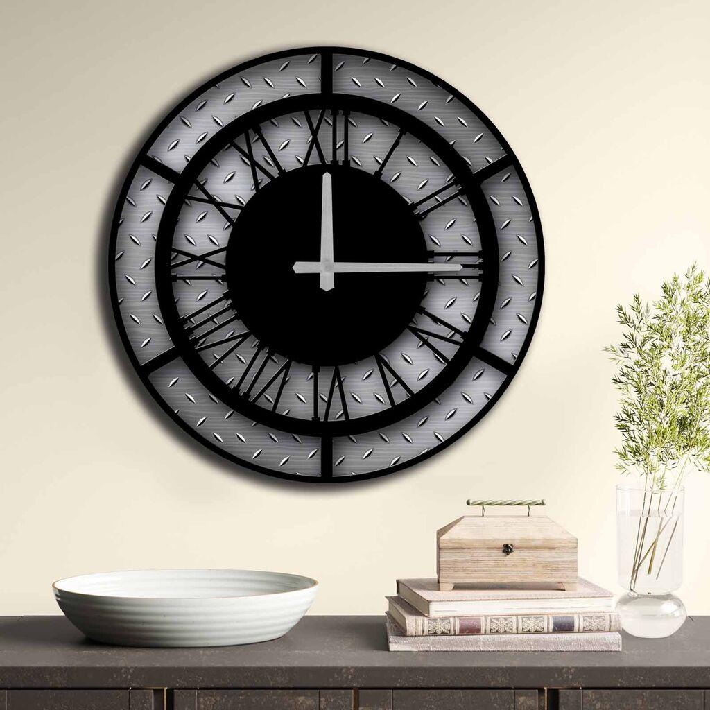 Zidni sat Wallity MDF 50cm šareni