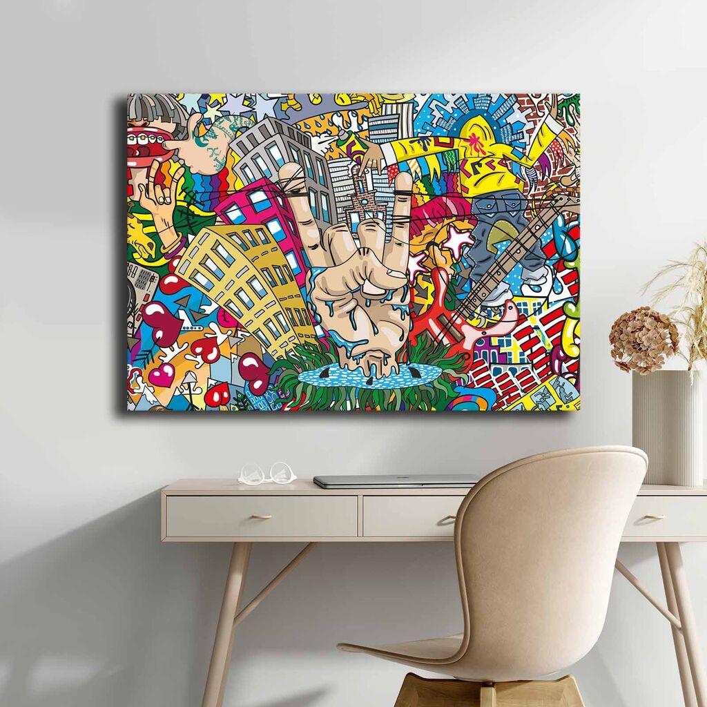 Wallity Slika na platnu 70x100cm