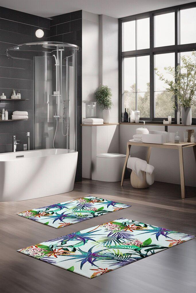L'essentiel Maison Set prostirki za kupatilo CT-5313, 2 komada, šarene