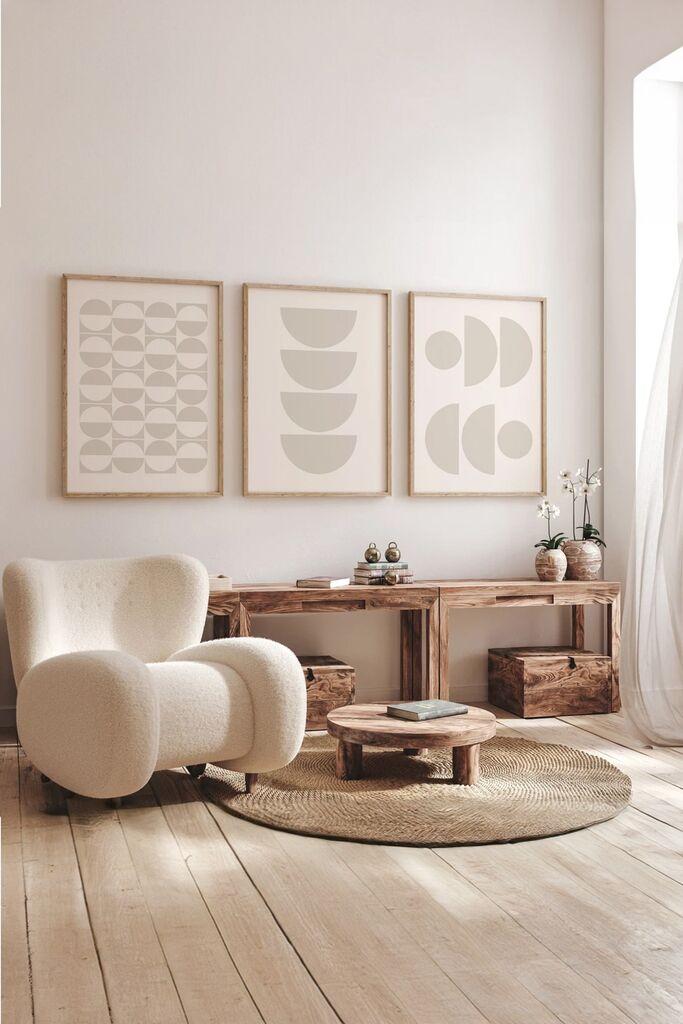 Wallity Slika 3Dartsoho31, 3 dela, 33 x 48 cm