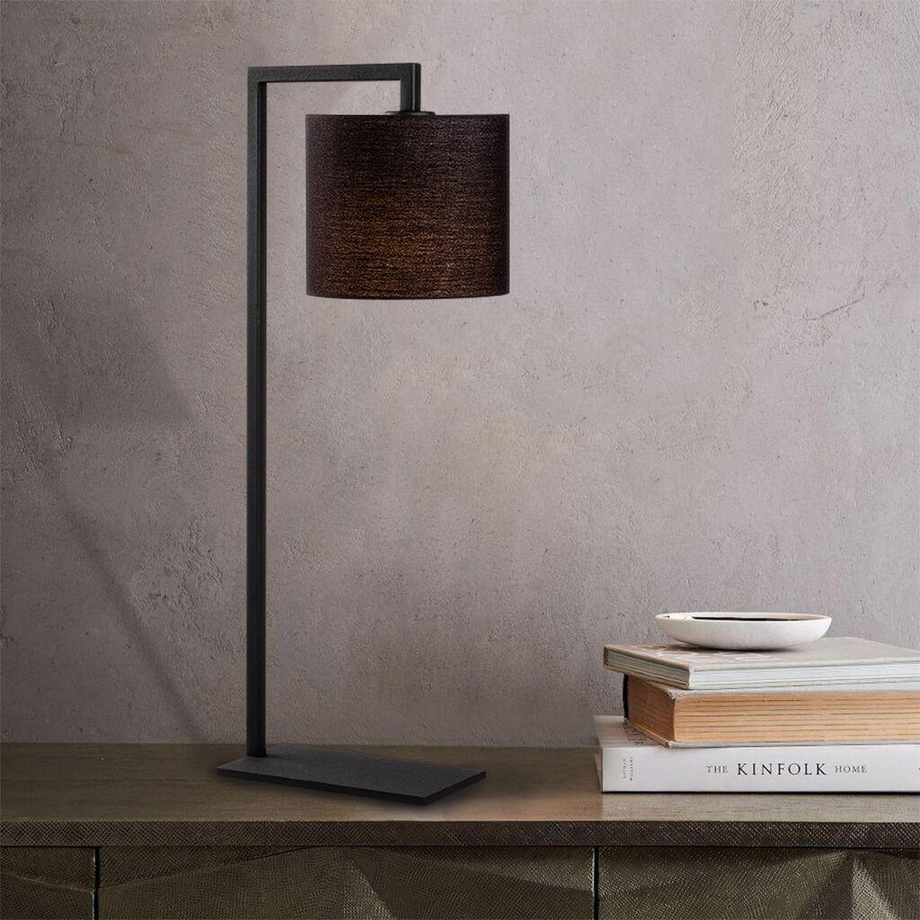 Opviq Stona lampa E27 Grlo, Crna