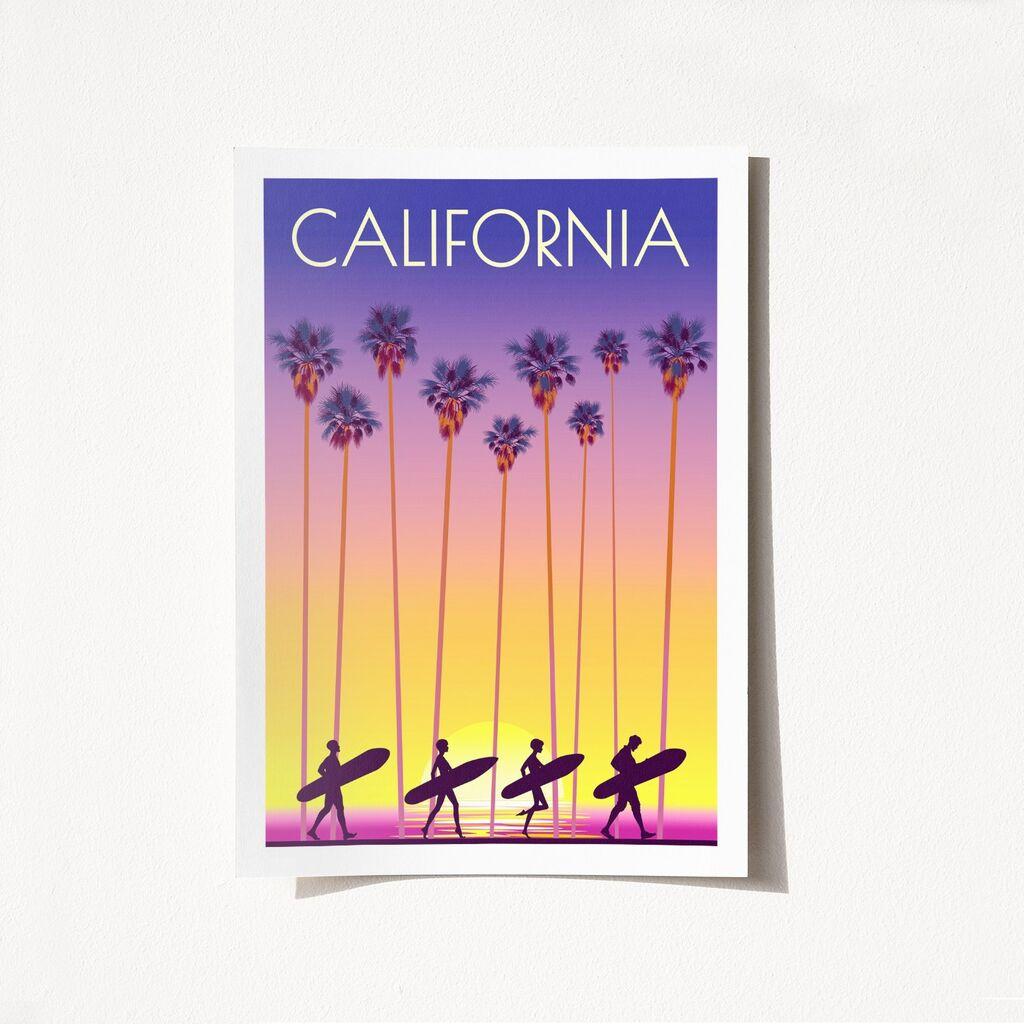 Wallity Poster California-2003, 21x29.7cm