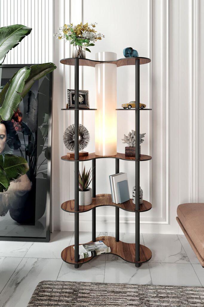 Opviq podna lampa KS-11113, 17x150 cm, IP20, crno-smeđa
