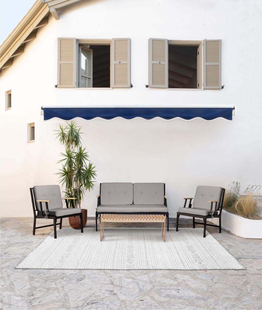 Hanah Home vrtna stolica 600203, 62x84x74 cm, siva