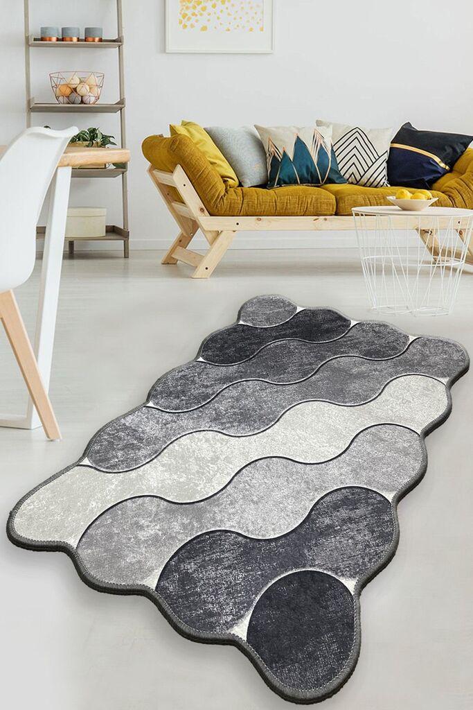 Conceptum Hypnose Carpet Circle, 200x290cm, tamno siva