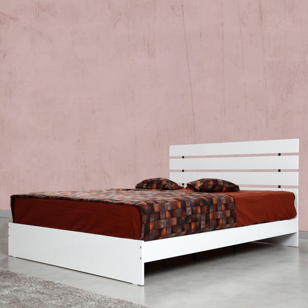 Hanah Home Francuski krevet Fuga 160, 165x100x205 cm, Bijeli