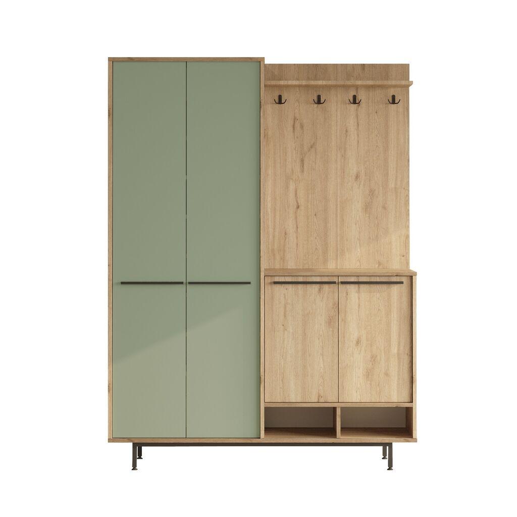 Hanah Home Set za hodnik OS1-SY, 147,4x35,5x195,6 cm, Zelena