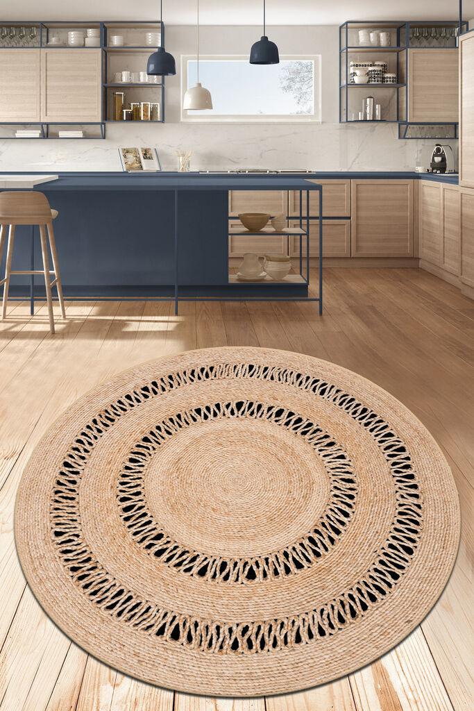 Conceptum Hypnose tepih od jute 200, O200cm, šareni