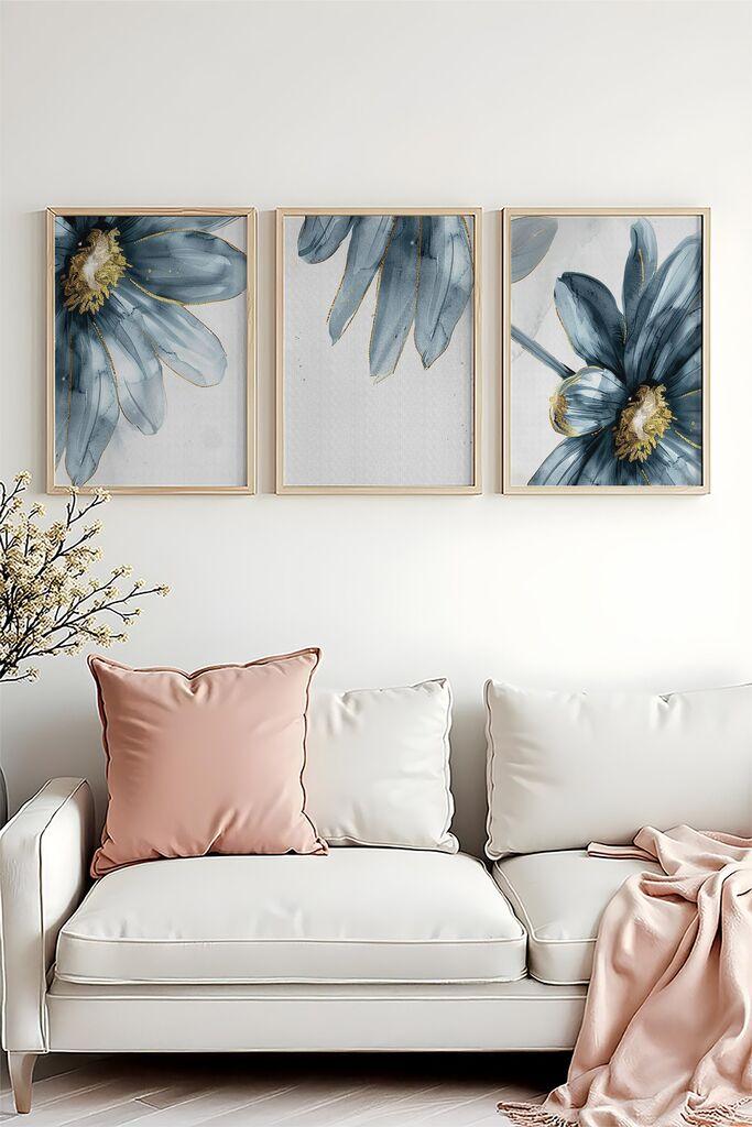 Wallity Uramljena slika Huhu473, 30x40 cm , 3 dela