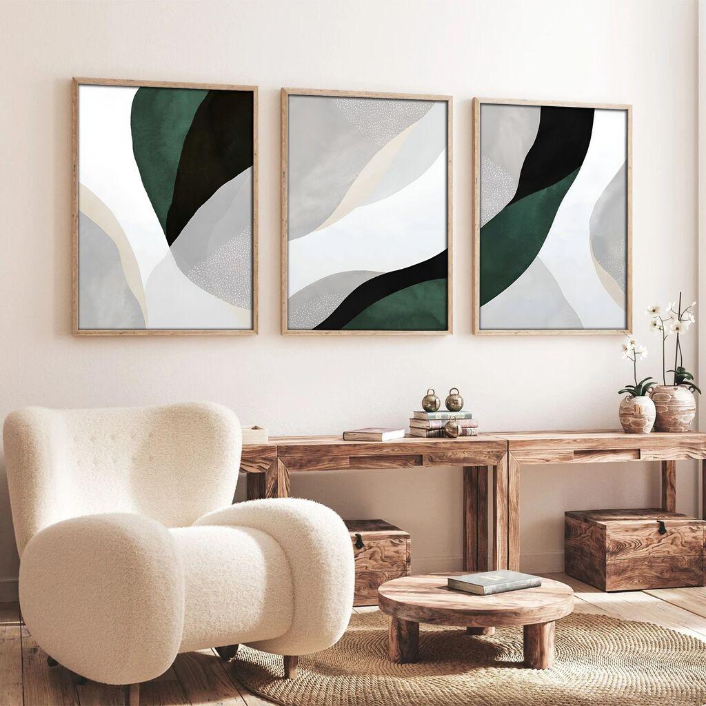 Wallity Uramljena slika Huhu229, 30x40 cm , 3 dela